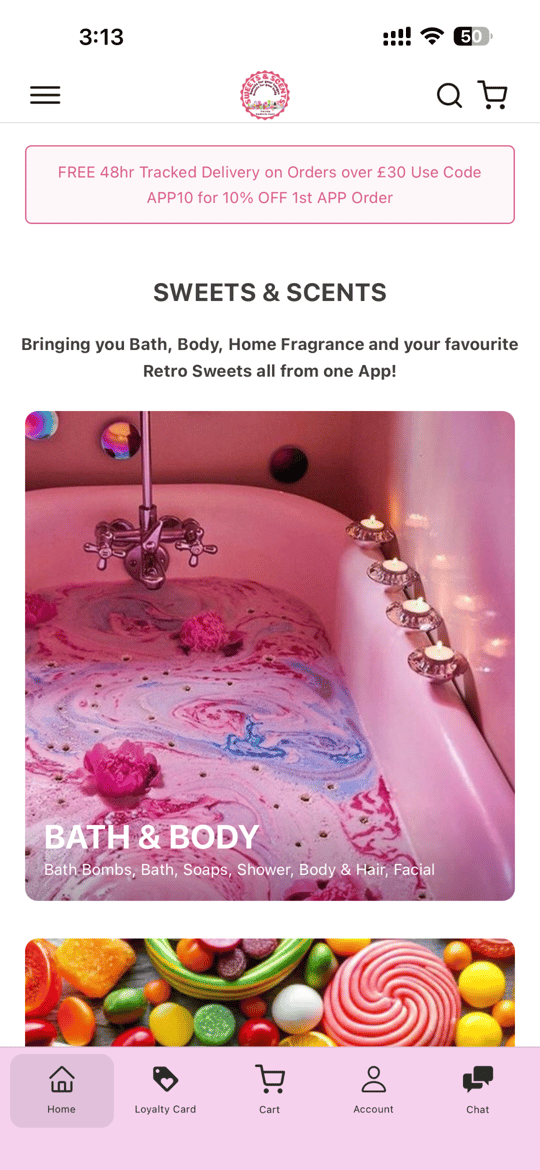 Sweets & Scents’s Evlop app