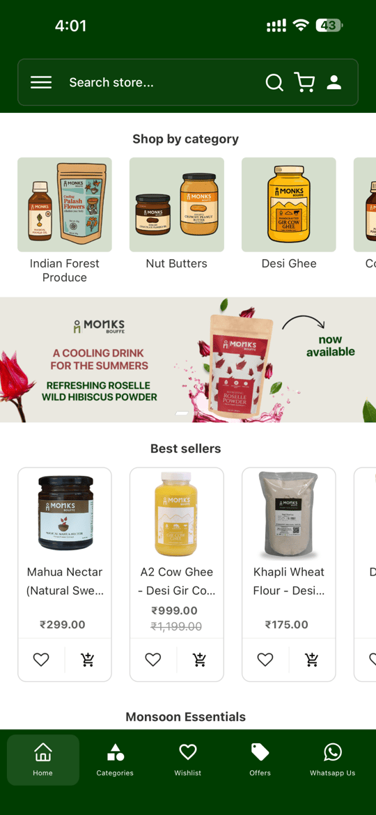 Monks Bouffe’s Evlop app