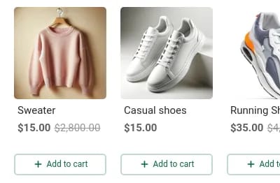 Products Carousel preview