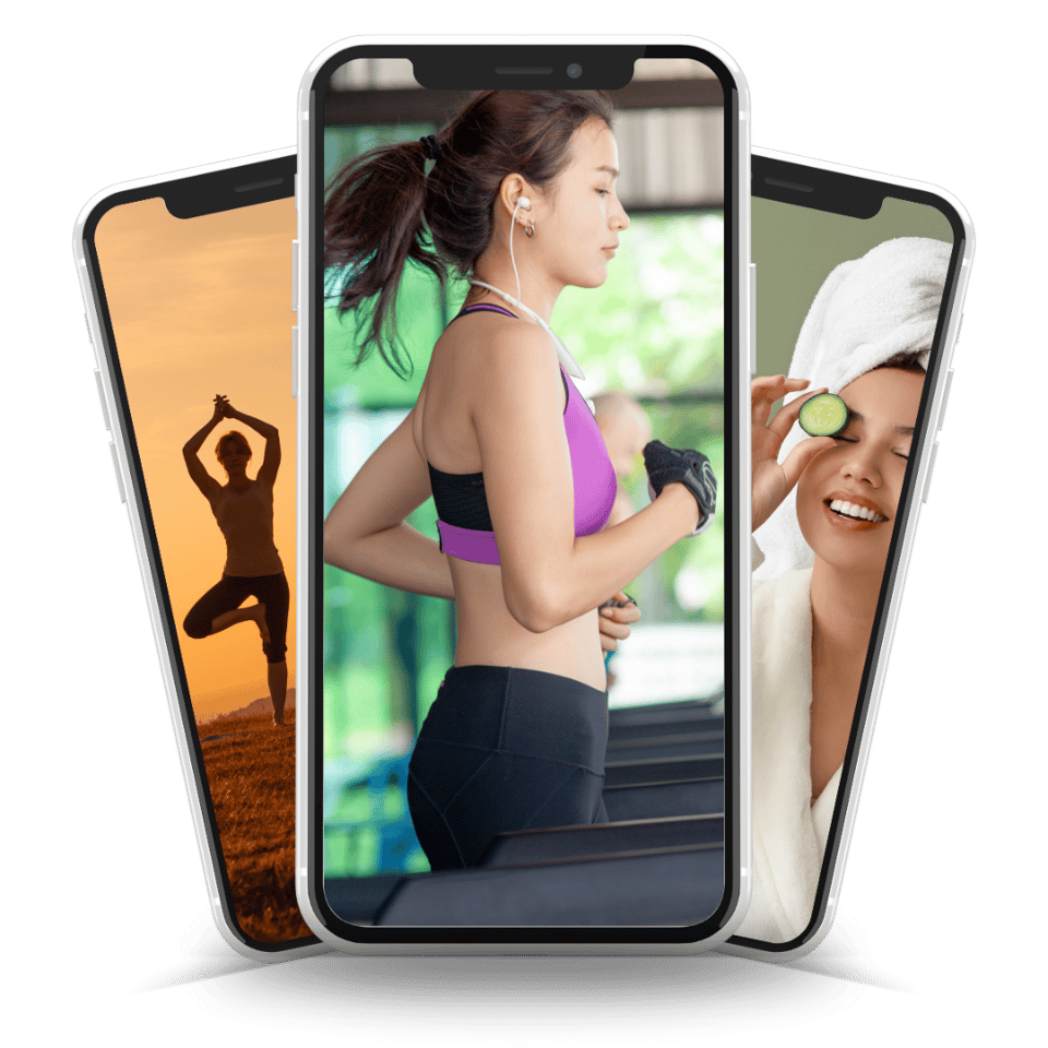 Health & wellness app concept